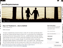Tablet Screenshot of jenniferpmcmanus.wordpress.com