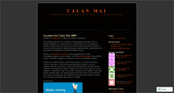 Desktop Screenshot of calanmai.wordpress.com