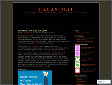 Tablet Screenshot of calanmai.wordpress.com