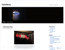 Tablet Screenshot of neonferry.wordpress.com