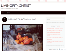 Tablet Screenshot of livingfit4christ.wordpress.com