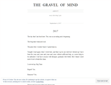 Tablet Screenshot of gravelofmind.wordpress.com