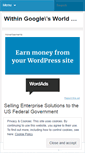 Mobile Screenshot of googlesworld.wordpress.com