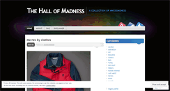 Desktop Screenshot of hallofmadness.wordpress.com