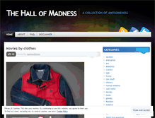 Tablet Screenshot of hallofmadness.wordpress.com