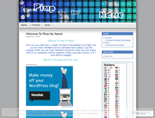 Tablet Screenshot of pimpmyname.wordpress.com