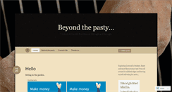 Desktop Screenshot of beyondthepasty.wordpress.com
