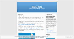 Desktop Screenshot of marahelp.wordpress.com