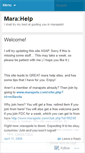Mobile Screenshot of marahelp.wordpress.com