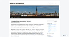 Desktop Screenshot of bestofstockholm.wordpress.com