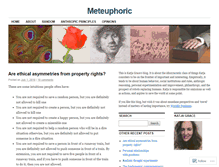 Tablet Screenshot of meteuphoric.wordpress.com