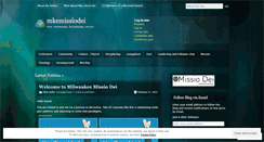 Desktop Screenshot of mkemissiodei.wordpress.com