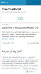 Mobile Screenshot of mkemissiodei.wordpress.com