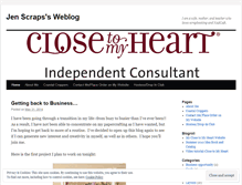 Tablet Screenshot of jenscraps.wordpress.com