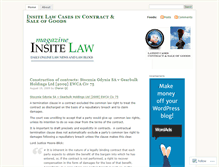 Tablet Screenshot of contractandsalecases.wordpress.com