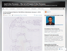 Tablet Screenshot of anticyberforensics.wordpress.com