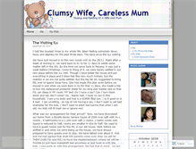 Tablet Screenshot of carelessmum.wordpress.com