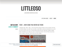 Tablet Screenshot of littleoso.wordpress.com