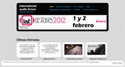 Desktop Screenshot of iaf2012.wordpress.com