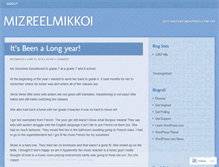 Tablet Screenshot of mizreelmikkoi.wordpress.com