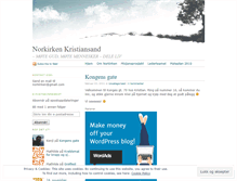 Tablet Screenshot of norkirkenkristiansand.wordpress.com