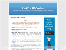 Tablet Screenshot of kinkforallboston.wordpress.com