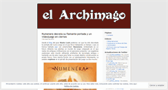 Desktop Screenshot of elarchimago.wordpress.com