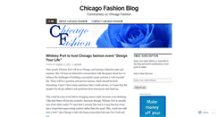 Desktop Screenshot of chicagofashion.wordpress.com