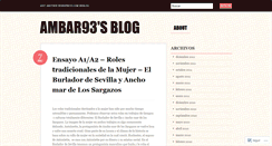 Desktop Screenshot of ambar93.wordpress.com