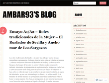 Tablet Screenshot of ambar93.wordpress.com