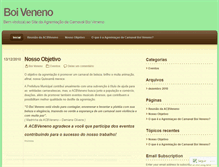 Tablet Screenshot of boiveneno.wordpress.com