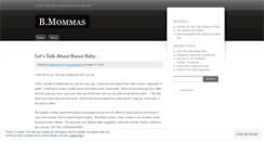 Desktop Screenshot of bmommas.wordpress.com