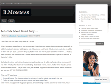 Tablet Screenshot of bmommas.wordpress.com