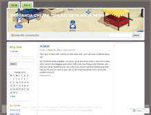 Tablet Screenshot of pandandabadger.wordpress.com