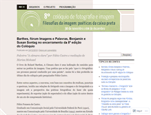 Tablet Screenshot of coloquiodefotografiaeimagem.wordpress.com