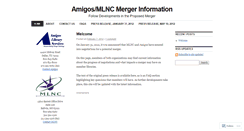 Desktop Screenshot of amigosmlnc.wordpress.com