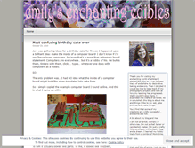 Tablet Screenshot of enchantingedibles.wordpress.com