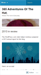 Mobile Screenshot of 365daysofthehat.wordpress.com