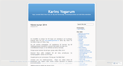 Desktop Screenshot of karinsyogarum.wordpress.com