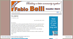 Desktop Screenshot of fabiobelliward8.wordpress.com