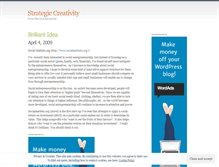 Tablet Screenshot of managementstrategy.wordpress.com