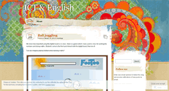Desktop Screenshot of ictandenglish.wordpress.com