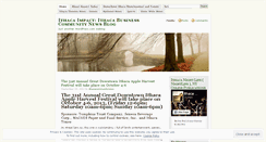 Desktop Screenshot of ithacacommunitynews.wordpress.com