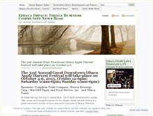 Tablet Screenshot of ithacacommunitynews.wordpress.com