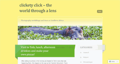 Desktop Screenshot of clicketyclicktours.wordpress.com