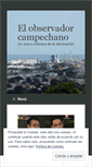 Mobile Screenshot of elobservadorcampechano.wordpress.com