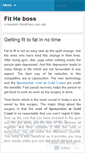 Mobile Screenshot of fitheboss.wordpress.com