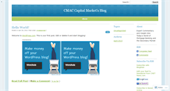 Desktop Screenshot of cmaccapital.wordpress.com