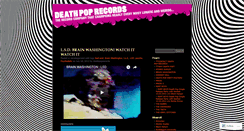 Desktop Screenshot of deathpoprecords.wordpress.com