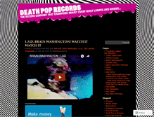 Tablet Screenshot of deathpoprecords.wordpress.com